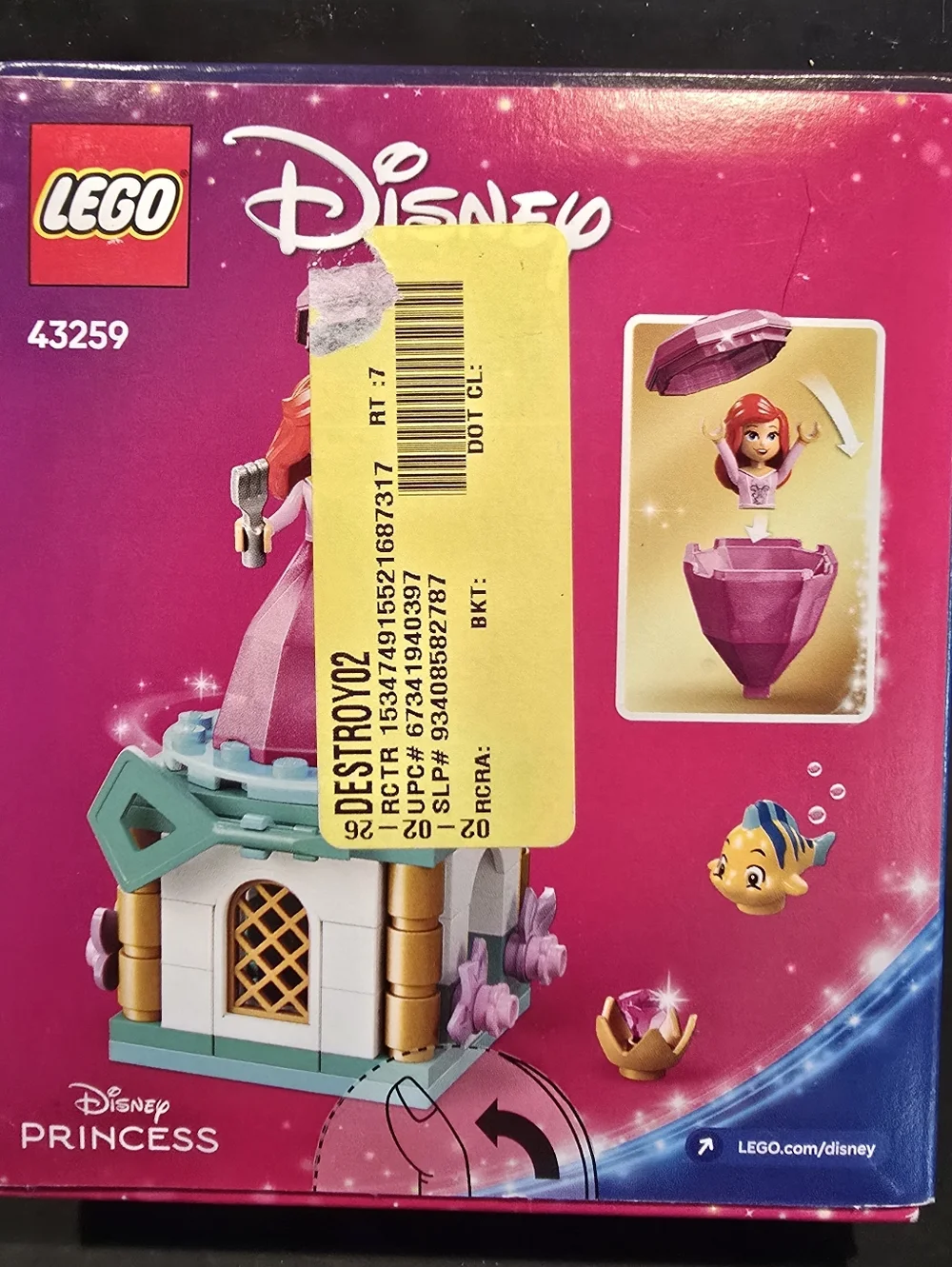 LEGO Disney Twirling Ariel  43259 - Picture 2 of 2